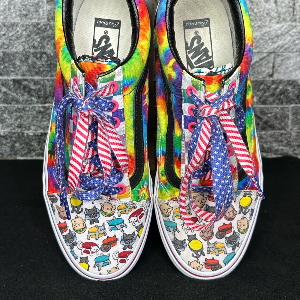 Vans Off The Wall Custom Creations Skate Shoes - M8.5/W10 - Picture 5 of 10